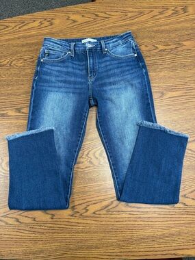 KanCan Blue Denim Jeans with Contrast Stitching